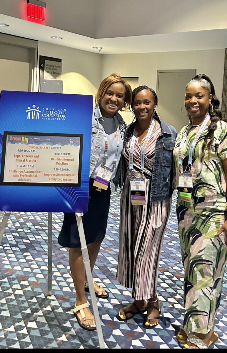CounselorWhets1's tweet image. Another Great Day at @ASCAtweets learning valuable information to support students and was able to see a few more of my favs in the profession. #DreamBig #welearntogether @MPSAL @Angie1262009 @CatomaSchool @SchoolHalcyon