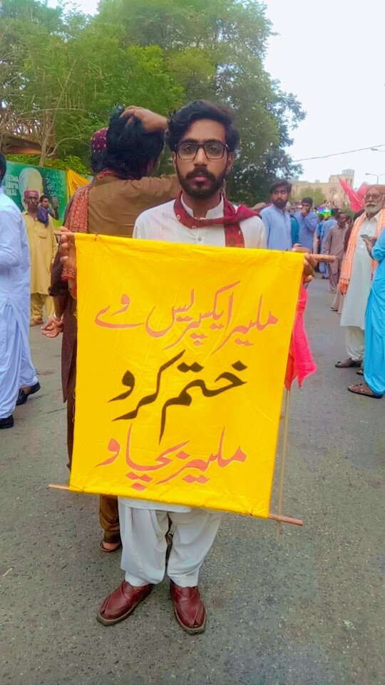 HaseebA36732214's tweet image. Climate March Karachi 
#SaveIndusDelta
#SayNoToBahriaTown
#SayNoToMalirExpressWay
#ClimateMarch2023
