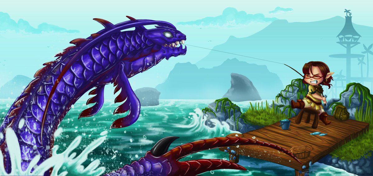 PhoeTheGreat's tweet image. I finished this Final Fantasy XIV commission for the lovely @TGTStreams today on stream! Thanks everyone who came along to watch. 💜