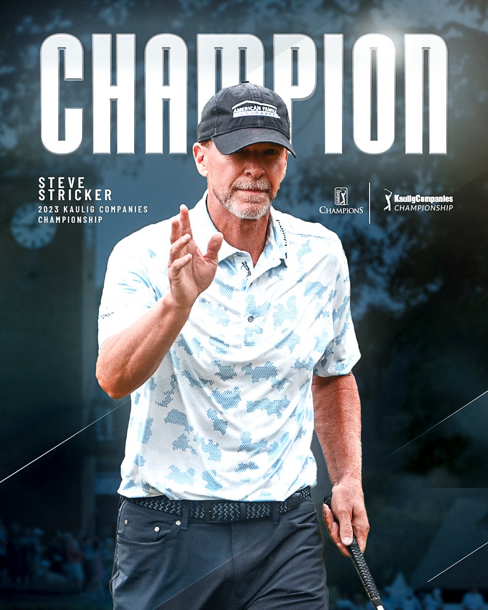 Third major of the year ✅
Fifth victory of the year ✅

... and a spot in the 2024 @THEPLAYERSChamp.

@stevestricker brings home another @KauligChamp! 

🏆🏆🏆🏆🏆