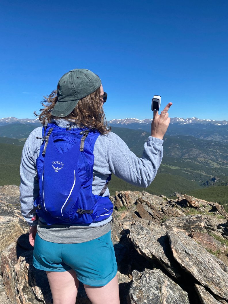 M_Galaxies's tweet photo. For a yr I've been working w/drs to try &amp; treat my dysautonomia. It's frustrating &amp; we can't find a cause. But today I hiked 1,000ft in elevation. Took many breaks b/c my oxygen sats plummet (far more than normal for altitude), among other things.
#DisabilityPrideMonth #hiking https://t.co/L0VCmzVmrD