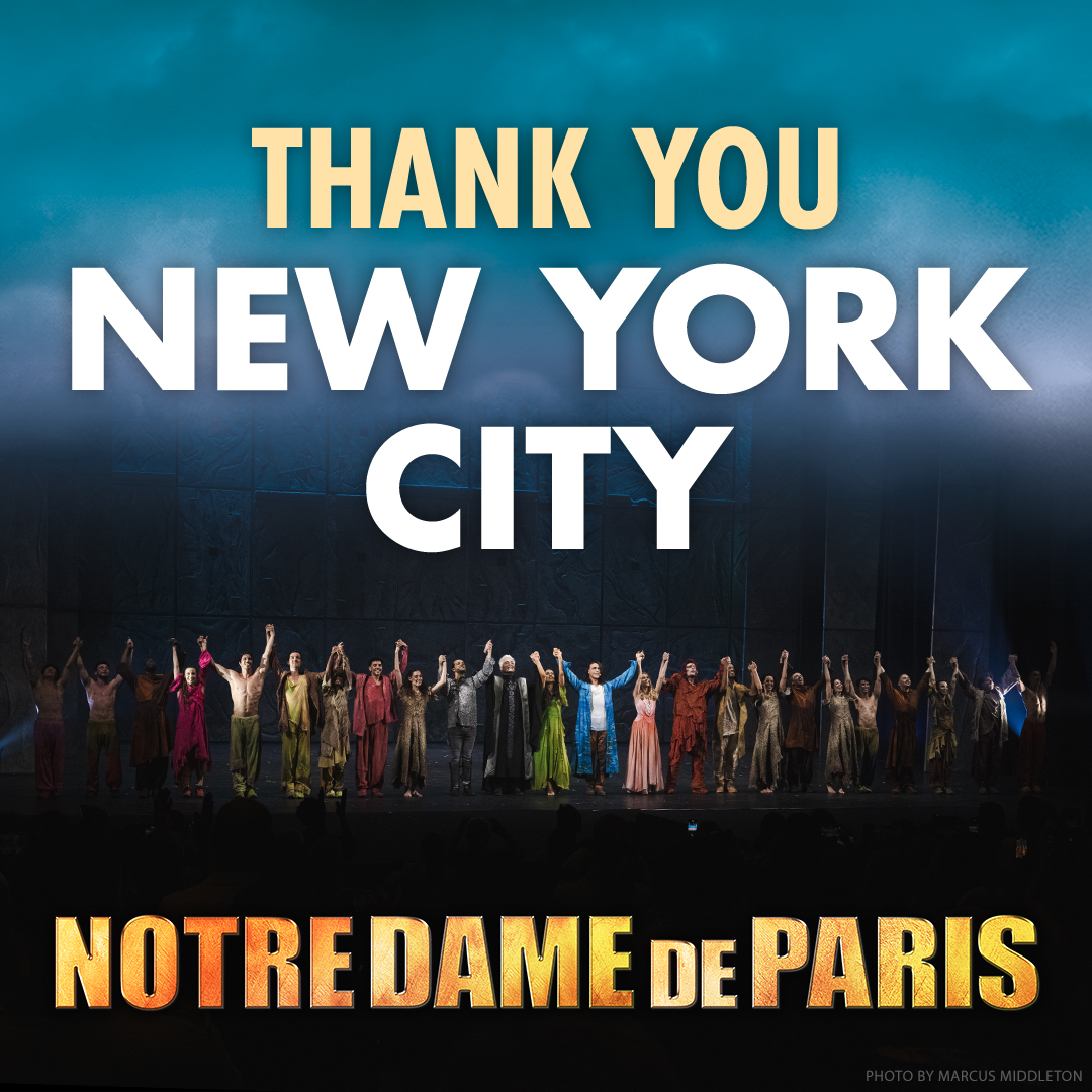 Thank you all for an amazing return engagement to New York City 🎉🔔 Up next, we’re headed to Montréal August 2-10. Future US engagements coming soon!