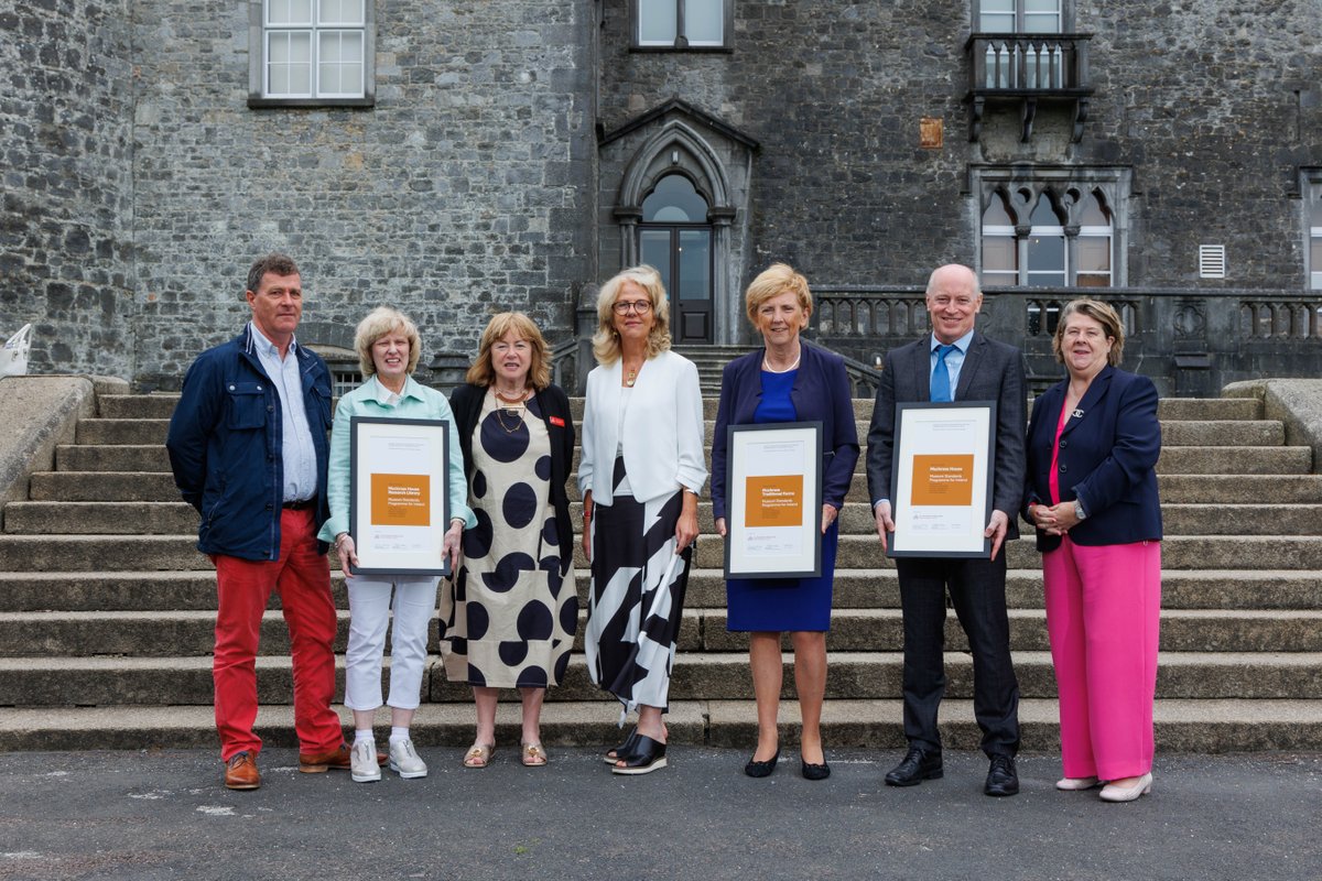 HeritageHubIRE's tweet photo. Congratulations to @MuckrossHouse, library and traditional farms on maintaining full accreditation under our Museum Standards Programme for Ireland (MSPI). A fantastic achivement!
For details, see https://t.co/Gzfauat1cb
#MuseumStandards #MuseumExcellence #MuseumsKerry #Kerry https://t.co/7XHpjHNciA