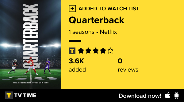 EasyTrix's tweet image. I've just started following Quarterback tvtime.com/r/2Tmff #tvtime