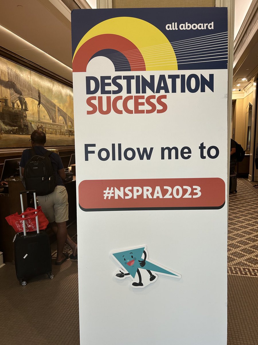 A sneak peek at the ⁦<a href="/NSPRA/">NSPRA</a>⁩ conference setup underway right now in St Louis! #NSPRA2023