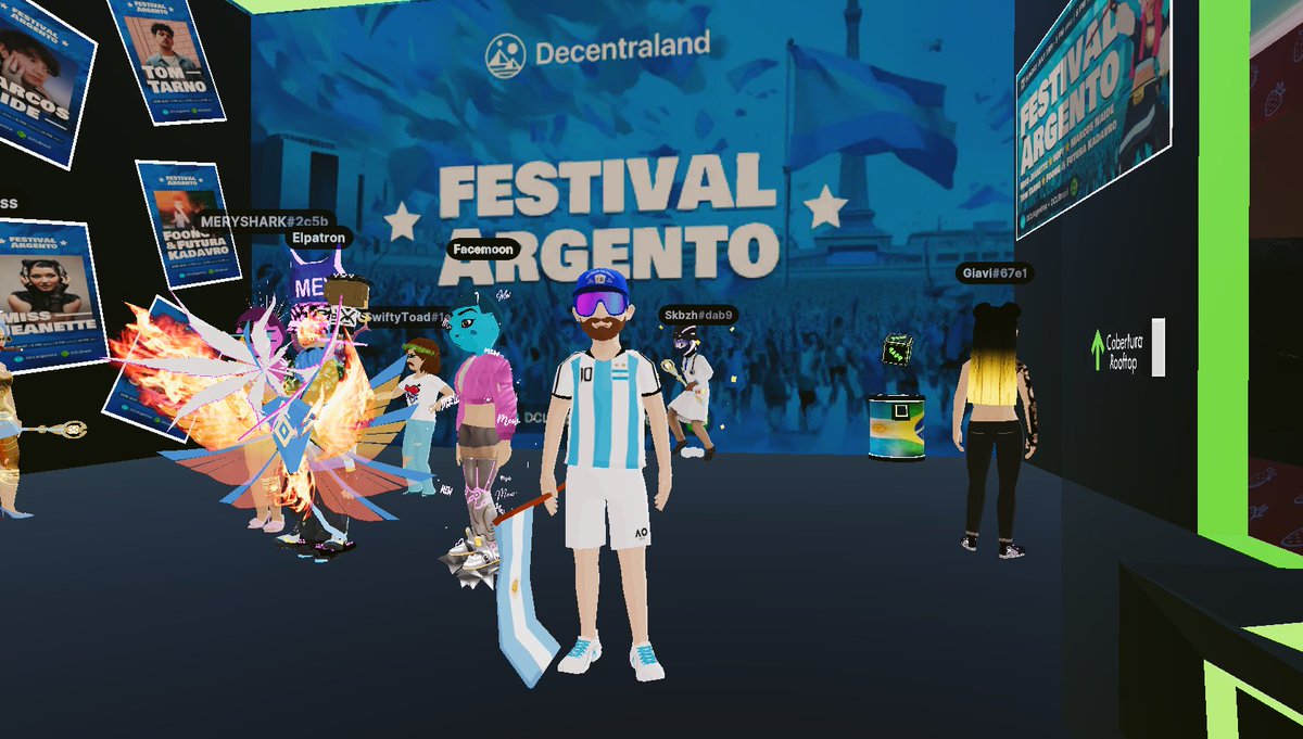 Paseando por el Festival Argento <a href="/DCL_Argentina/">Decentraland Argentina</a> 
<a href="/decentraland/">Decentraland</a> <a href="/DecentralandDAO/">Decentraland DAO</a>