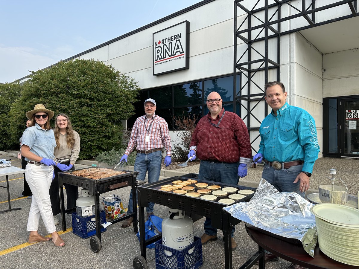One of the benefits of living and working in a world class city like #Calgary is the annual #calgarystampede  and the traditional #stampedebreakfast.

We held our #firstflip stampede breakfast for our team members and their families.

#yyc #CDMO