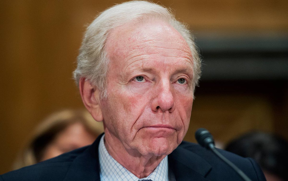 📌I hate Joe Lieberman with every fiber of my being. He's a disingenuous, measly, little, bought-off pissant, who has spent the past 23 yrs. undermining Democrats and filling his creepy, deep pockets.
And he's doing it again with this despicable No Labels atrocity.
Fuck you, Joe.