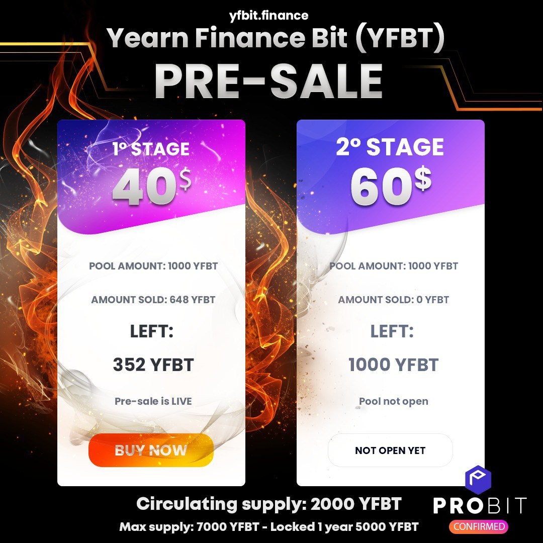 Yearn Finance Bit | YFBT | YFB2 | COBIT tweet media
