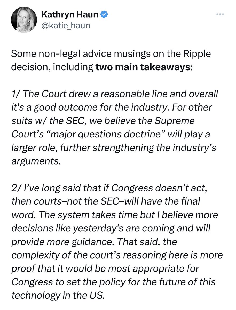 digitalassetbuy's tweet image. Losing on appeal would risk the SEC’s entire enforcement agenda.