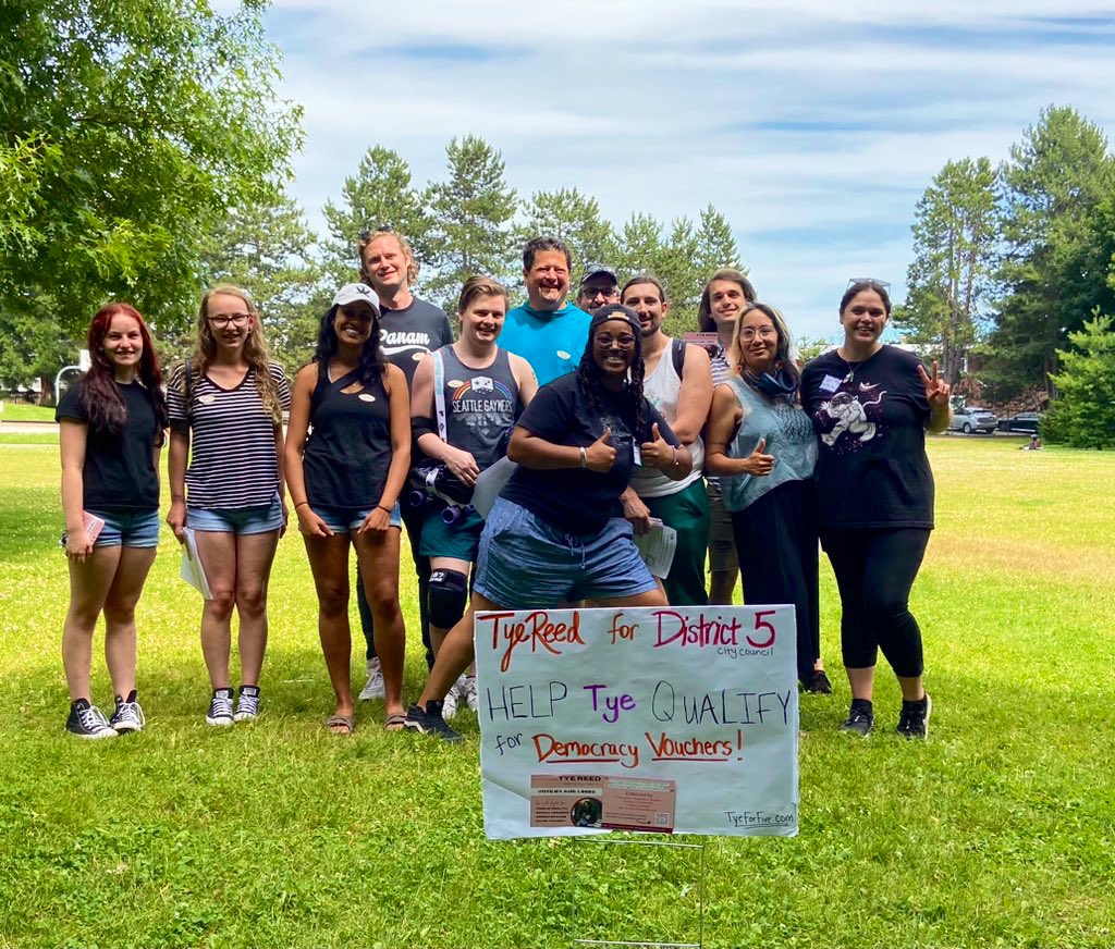 TyeForFive's tweet photo. THANK YOU to those who came out to support our fearless leader today🫶 (and those there in spirit!) 💓
If you’d like to help Get Out The Vote and volunteer with us this week,
comment/reply or send us a DM! #TyeForFive https://t.co/5QbPFSZwsS