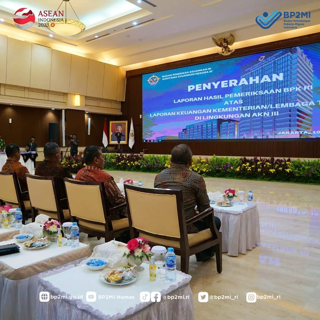 Predikat Wajar Tanpa Pengecualian (WTP) merupakan capaian  BP2MI sembilan kali berturut turut, sejak tahun 2014 hingga 2023.
#BP2MIWTPLagi