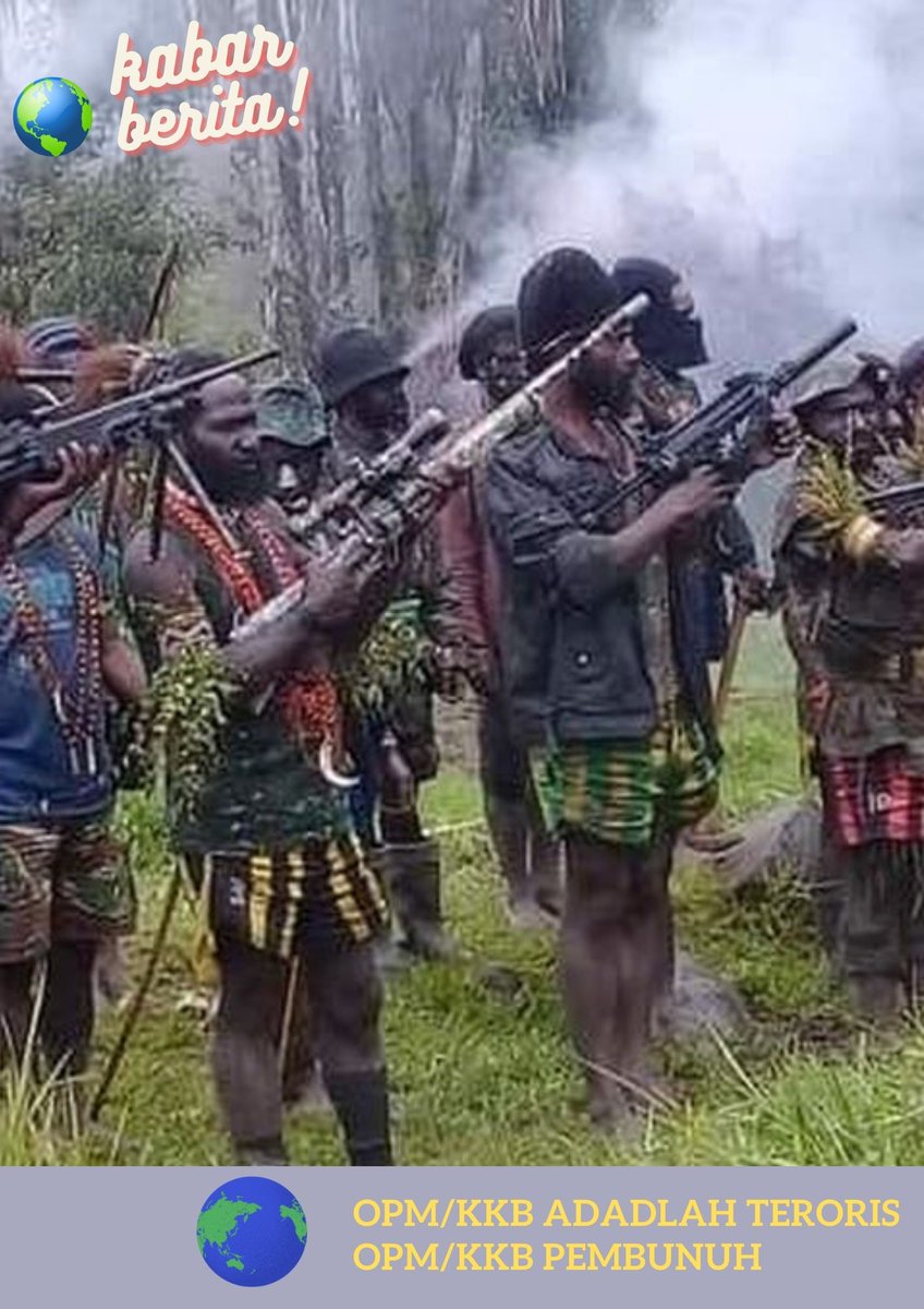 Sandi2001P98848's tweet photo. tumpas KKB Yang membelot dari NKRI, NKRI harga mati.
#KKBterroris
#Freewestpapua
#OPMterrorist
#KKBkiller
#GAM3BO1_WONWOO_DAY https://t.co/HLmr3O6JtW