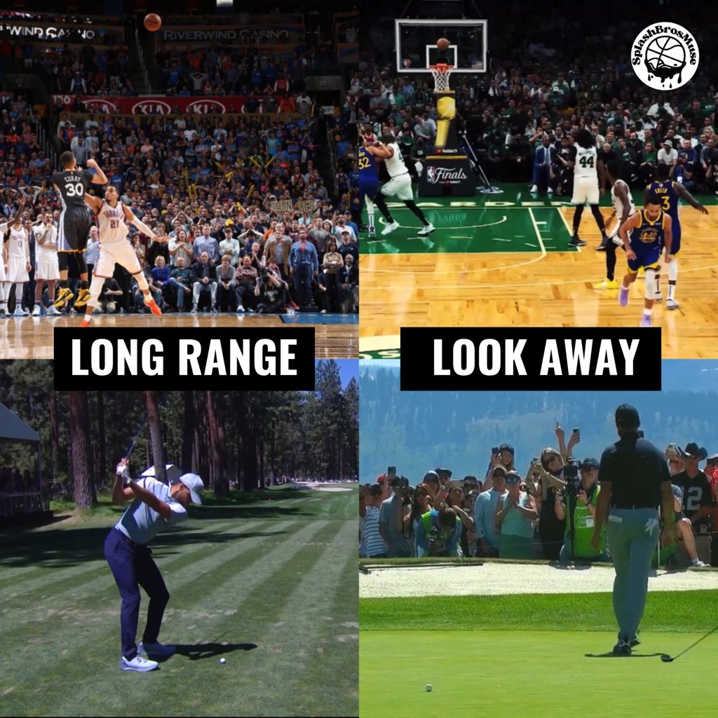 Curry_Muse's tweet photo. Long range and look aways in two sports.
Steph making it look #Stephortless ๐ฅ
The most entertaining athlete in the world. https://t.co/MUHS9OUOGd