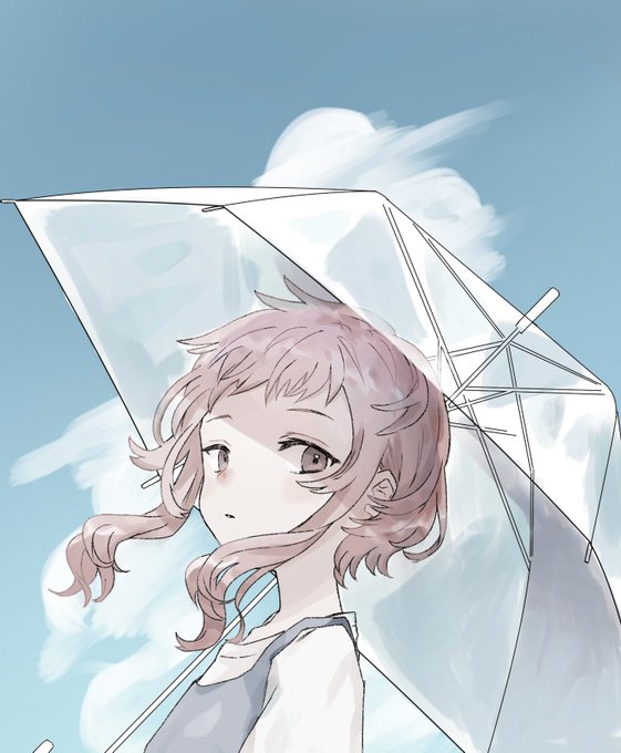 「雲 ビニール傘」のTwitter画像/イラスト(新着)