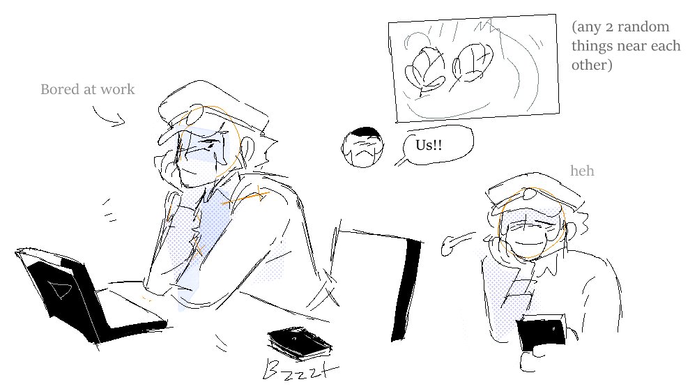 Still thinking about Ingo really enthusiastically texting Emmet a photo of it every time he sees any 2 things near each other in public