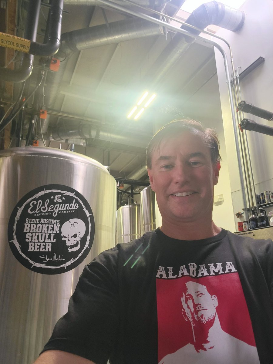 AGEngr (@agengr3) on Twitter photo Finally got to check out the place where <a href="/steveaustinBSR/">Steve Austin</a>'s <a href="/BrokenSkullBeer/">Broken Skull Beer</a> is brewed! One of my favorites! Finally got to check out the place where <a href="/steveaustinBSR/">Steve Austin</a>'s <a href="/BrokenSkullBeer/">Broken Skull Beer</a> is brewed! One of my favorites!