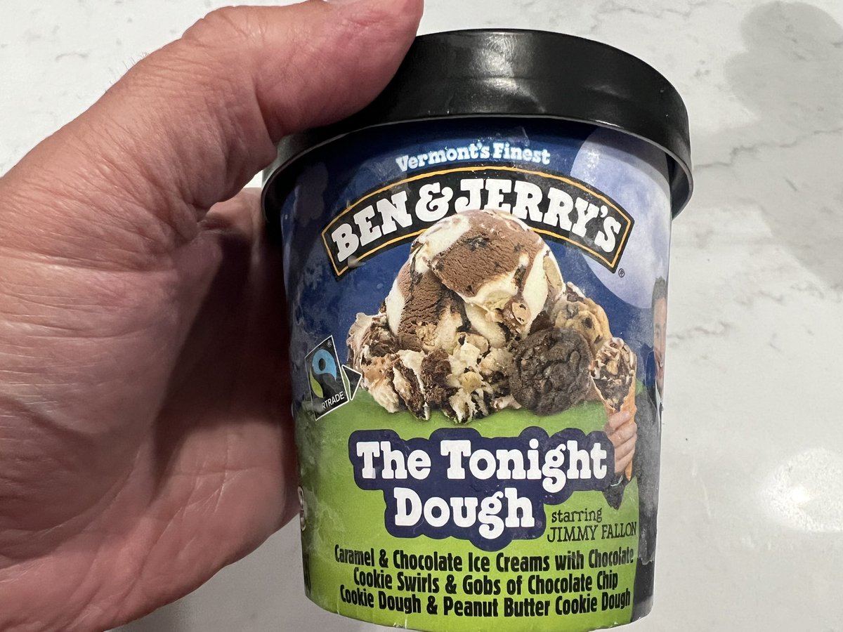 badlerJCC's tweet photo. Happily celebrating #NationalIceCreamDay with some @benandjerrys !

#HalfBaked #TonightDough #IceCreamDay https://t.co/uJNVEhD3e3