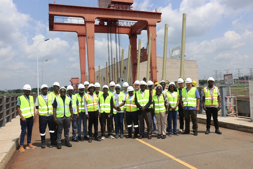 date_africa's tweet photo. 🇺🇬Uganda : Uganda Electricity Generation Company Limited (UEGCL) - a group of delegates from the Hydro Africa 2023 Conference made a field excursion to the 183MW Isimba HPP. 

#utdauganda #utdainfo #utdaUganda_Electricity_Generation_Company_Limited #utdaUEGCL https://t.co/KPe5kFpVgh