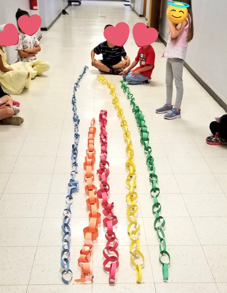 Summer School 1 - 2 Weeks at a Glance. Gr. 1 students working on their daily STEM challenge. Great teamwork. <a href="/TDSB_ConEd/">TDSB Continuing Education Department</a>