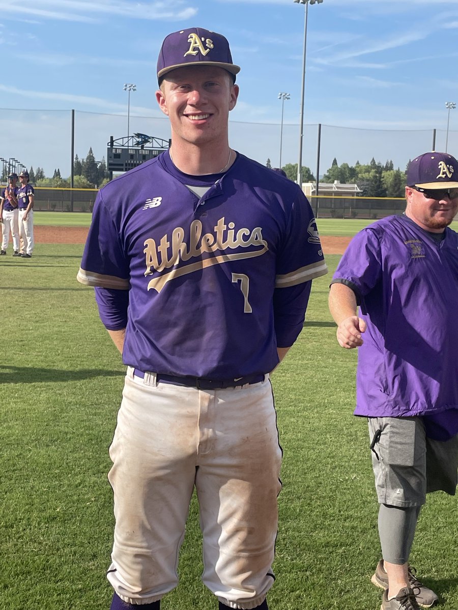 FiveToolCA's tweet photo. F: @WashingtonAs 17, California Warriors 2023 2
PoG: @TaylorF_07 5 IP, 7K, 2R, 0 ER
Hitter: @MasonPirello 2-3, HR, 3B, 4 RBI, 3R, 2 BB https://t.co/GvCT4JVyDi