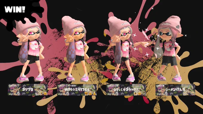 #スプラトゥーン3 #Splatoon3 #NintendoSwitch フェス お疲れ様でした みんな大好き。。