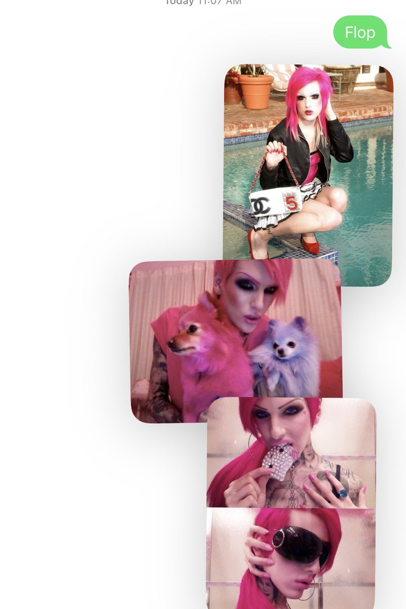 my moms stalker texted her for the first time in like 4 months through a fake number so I sent them pictures of jeffree star https://t.co/DCRlCWgHvG