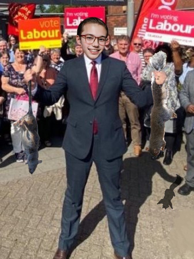 🚨 LIVE ON THE CAMPAIGN TRAIL 🚨

Islington North faces a Deadly Rodent Infestation Cataclysm!

The OTHER CANDIDATES skirt it.

Only ONE candidate has the gumption to GET A GRIP!

Mizzy Blundell-Straw will hold his nose so you won't have to!!🌹🐀💀

#RealIssues
#PiedPiperPolicy