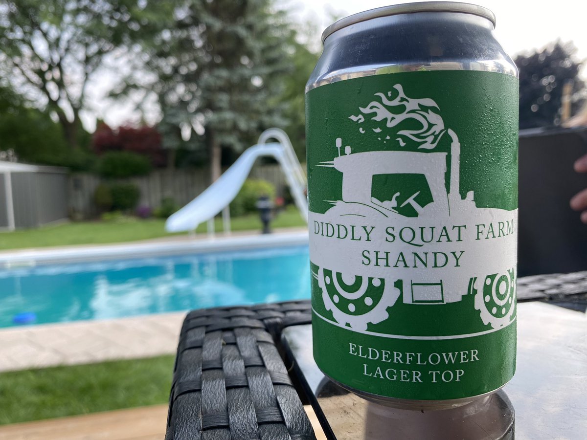 faw_q's tweet photo. My last Shandy from our visit to @DiddlySquatFarm last summer. It’s excellent but hey @JeremyClarkson how do I get some more and some more Hawkstone Lager in Canada? 🇨🇦 https://t.co/y7hOFjK351