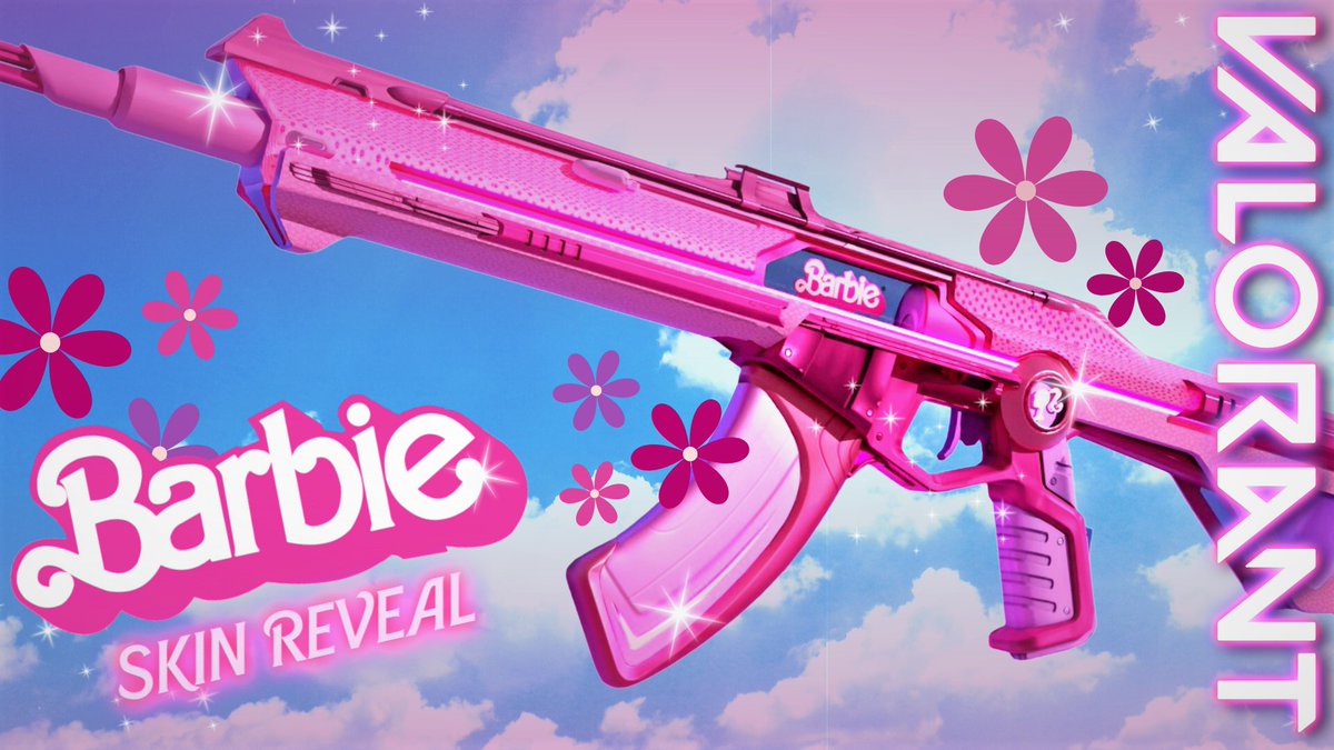 officialvegod's tweet photo. BARBIE SKINS are COMING to Valorant
#valorant 

Slowly transitioning into the YouTube grind with this short fun video, check it out.

https://t.co/3EsjEYhJZI https://t.co/f1UZlBzm6Y