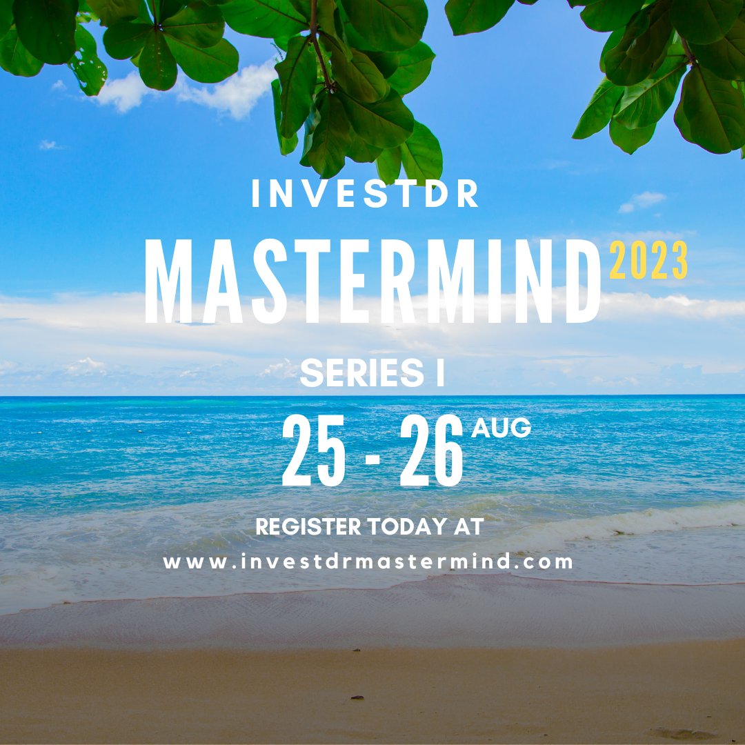 Register for the upcoming InvestDR Mastermind event taking place next month at investdrmastermind.com. Register today and get $200 off by using coupon code DRINVEST.