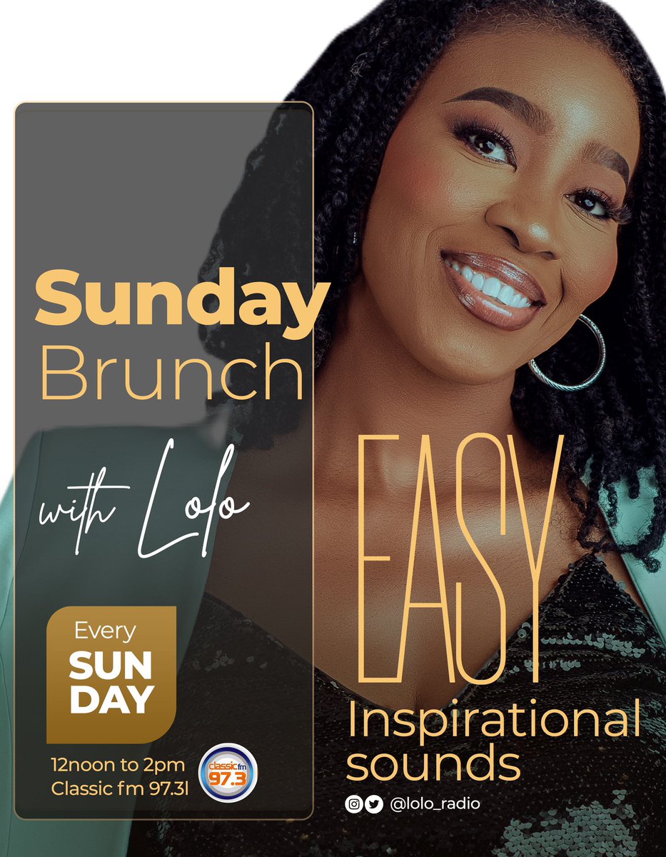 LoloRadioGirl (@lolo_radio) on Twitter photo Catch <a href="/lolo_radio/">LoloRadioGirl</a> also on Sunday Brunch, each weekend <a href="/classicfm973/">Classic FM 97.3</a>. 12 noon to 2pm, Sundays. π€π₯³ Easy listening and great vibes on a fun weekend. See you. β€ Catch <a href="/lolo_radio/">LoloRadioGirl</a> also on Sunday Brunch, each weekend <a href="/classicfm973/">Classic FM 97.3</a>. 12 noon to 2pm, Sundays. π€π₯³ Easy listening and great vibes on a fun weekend. See you. β€