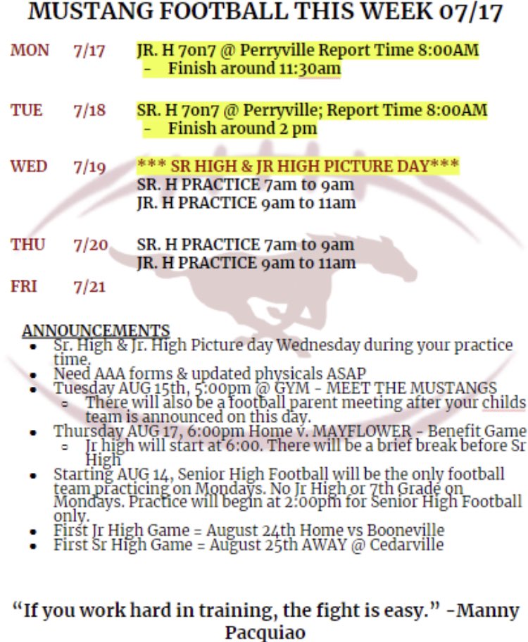 Perryville Football (@phsmustangfb) on Twitter photo 