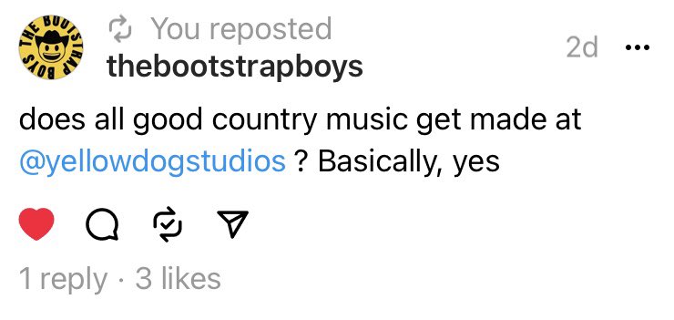 yellowdogstudio's tweet photo. @bootstrapboys I mean, we aren’t saying, no… 😬🤠🤘🏻 https://t.co/842aowca62