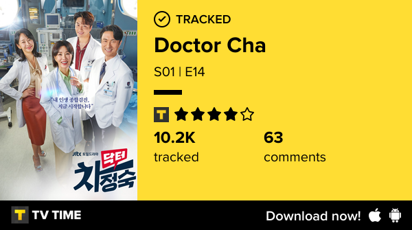 I've just watched episode S01 | E14 of Doctor Cha! tvtime.com/r/2TmIM #tvtime
