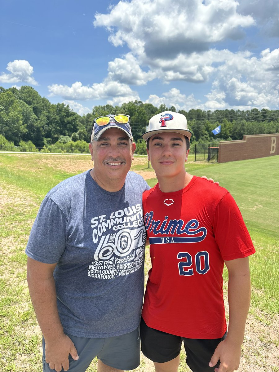 Thank u Coach!Finding a coach that cares about our boys baseball future & their eternal souls was not the combo we were looking 4 but it’s exactly what we found in @USA_Prime_Roby 4yrs ago. Bittersweet to watch @maxechevarria24 play his final game w Coach Roby! Blessed & grateful