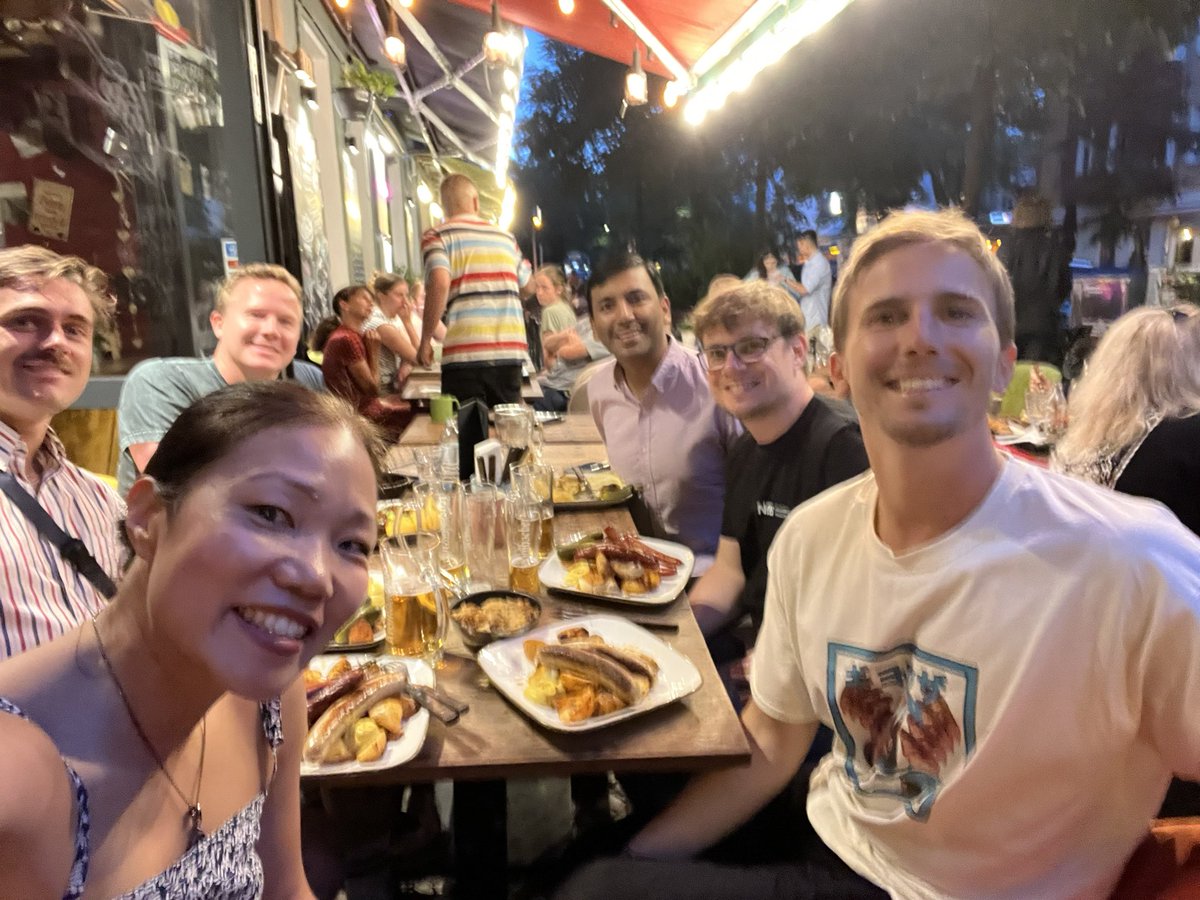 misangmadrid's tweet photo. Celebrating the great success of @AwesomWasm and #HackWasm Berlin, million dollar tables with awesome devs! https://t.co/9Rcj4VUKw9