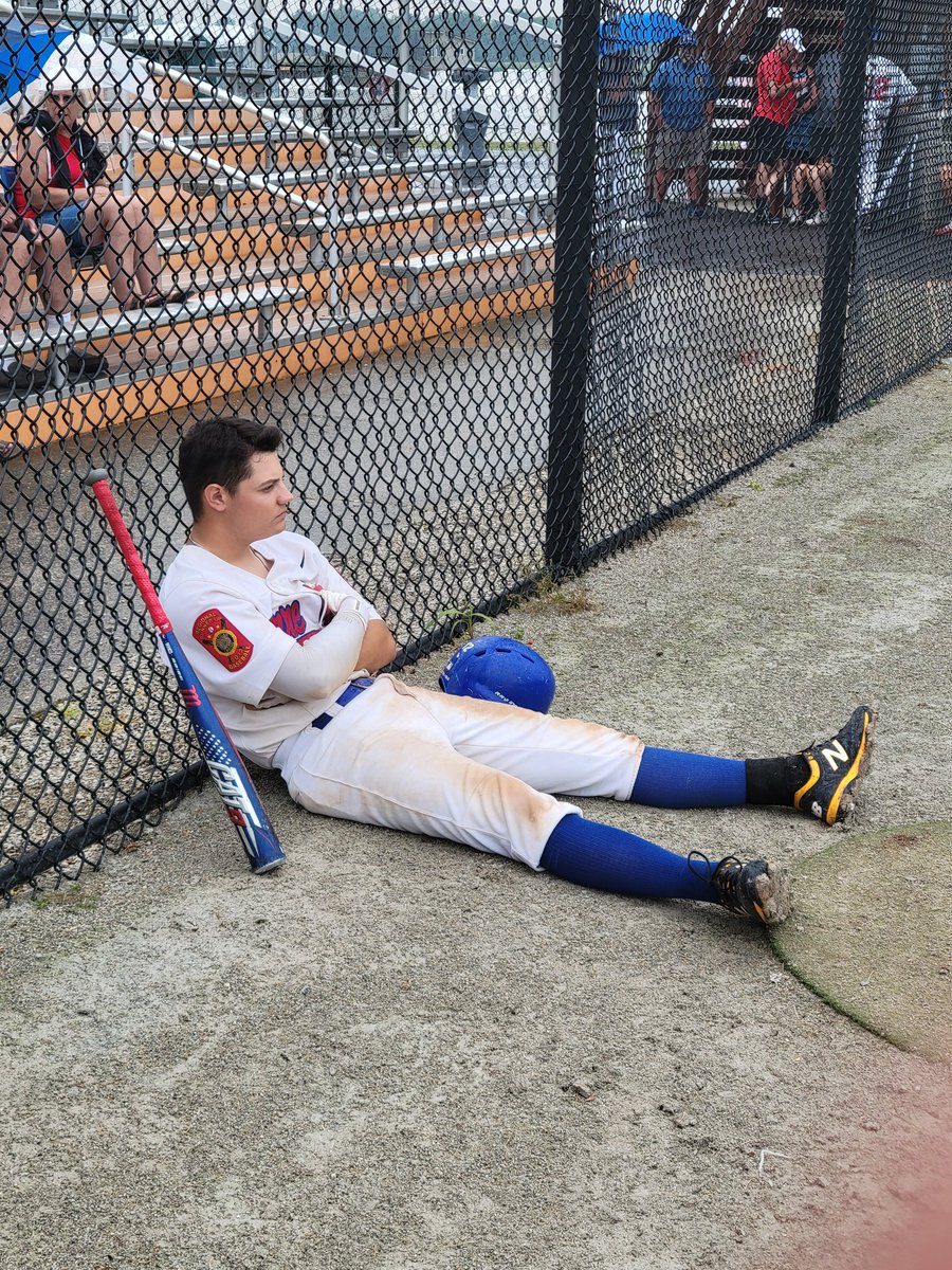Logan Nicoson focused on his 2-2 count with runners at 1st and 3rd when play resumes following our rain delay.