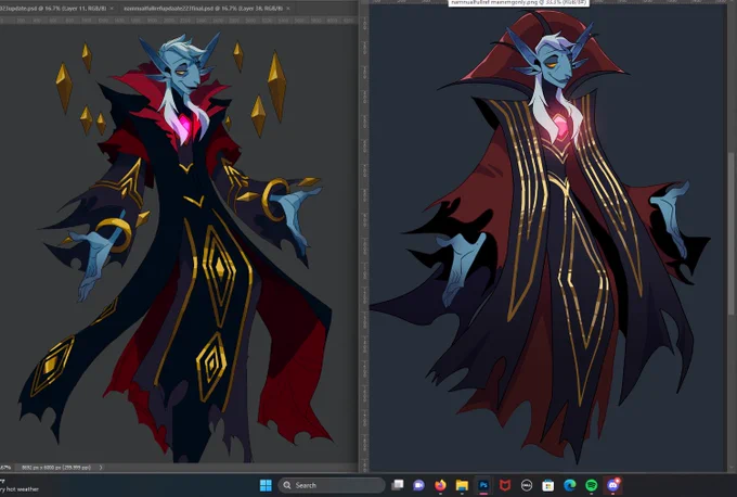 it seems like all i can do lately is spruce up old designs HAHA ;;;;; anyway here's namnual, hopefully not looking too overdesigned (still a wip) and a comparison with the old version