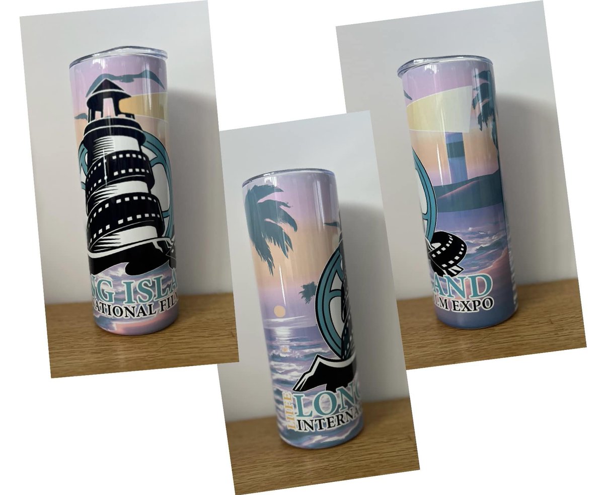 Absolutely adore the new tumblers from Dusty's Custom Designs! We'll have these in the Filmmakers Lounge all festival week long! #LIIFE2023 #longislandfilm #dustyscustomdesigns #tumblers