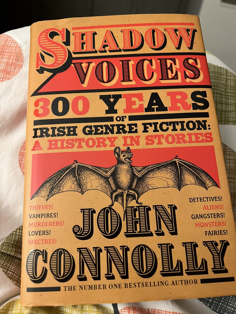 TimRideout1's tweet photo. Drawing to the end of @jconnollybooks’s #ShadowVoices
I have loved charting the development of Irish genre fiction since the C18th to the present day. It’s a phenomenal collection, packed with fiction of such diversity & vibrancy, complemented by John’s well-judged insights.
Feel motivated more than ever to explore more Irish fiction, which I guess is just the point 😊