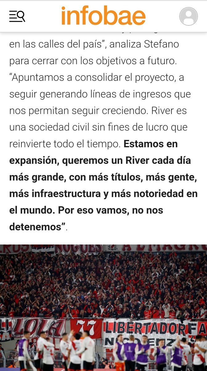 LocuraCARP's tweet photo. ✅ Pasar de facturar USD 50M anuales a USD 200M
✅ 80.000 socios a 350.000
✅ Costear la obra de USD 70M del Monumental con preventa de palcos, naming y recitales
✅ Garantizar 86 mil hinchas todos los días de partido gracias a River ID

Nada es casualidad. Todo es causalidad. https://t.co/xH922nnHsE