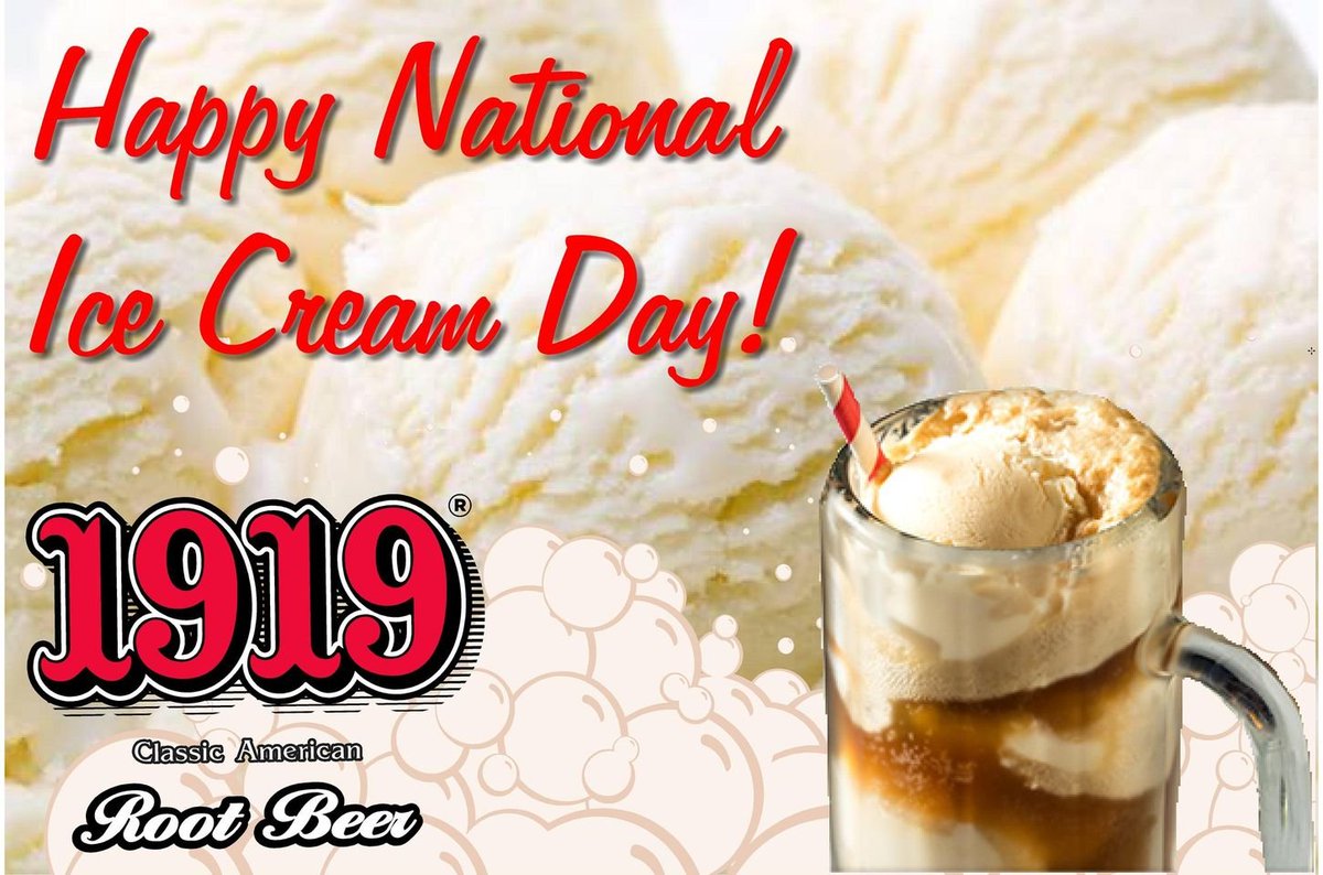 It's National Ice Cream Day!! Celebrate with good taste ~ Simply add two scoops of your favorite ice cream to a glass or mug of 191 Root Beer and there you have it!! The best ice cream treat ever! #nationalicecreamday #bestdessert  #sundayfunday #best #cooltreat #familytradition https://t.co/LPaRtV9O6I