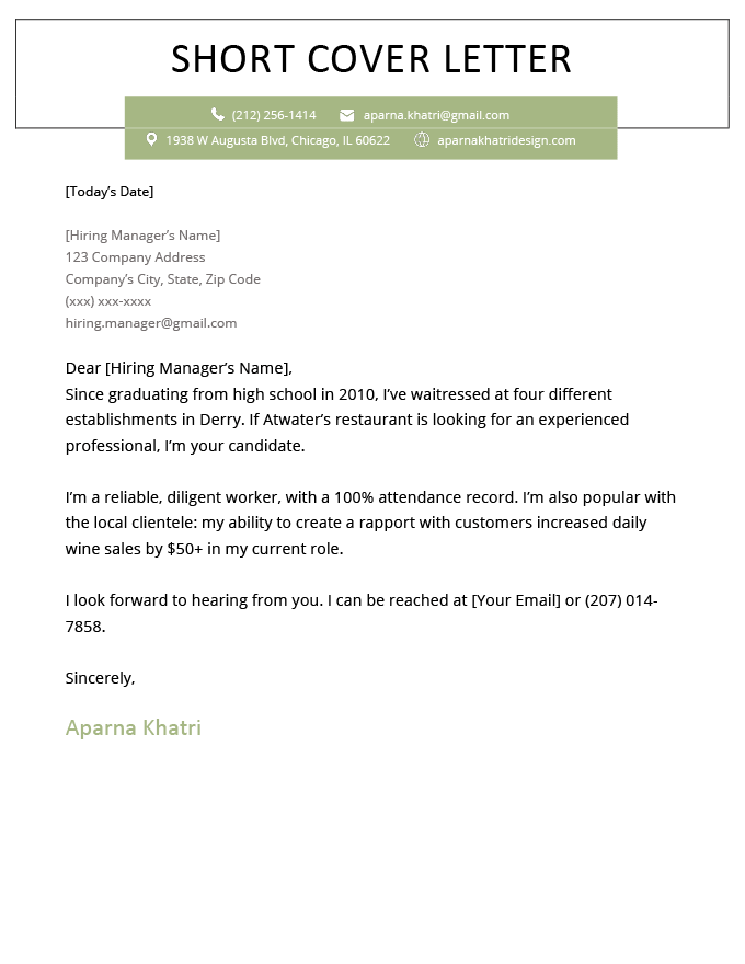 JamieRa61783184's tweet photo. See what information needs to be included in a short cover letter. #goalsetting #jobsearch  https://t.co/gBwIwvgygi https://t.co/30jsOryVse