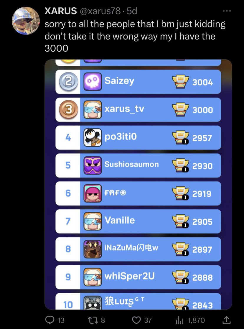 Clashminimeme's tweet photo. @olivergramajo1 @DaniClash_cm @xarus78 https://t.co/5PIyAJJgp0
