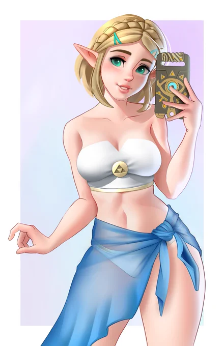 Day 9 of Posting Summer Girls - Zelda 