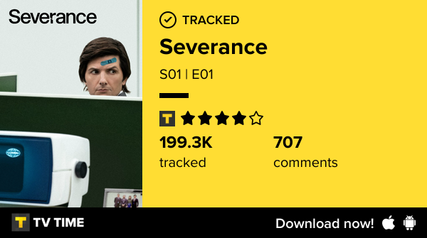 Aaron_Actu's tweet photo. Je viens de finir l'épisode  S01 | E01 of Severance! #severance C'est    https://t.co/zU3o6fZ4n9 #tvtime https://t.co/txsl6GFXvj