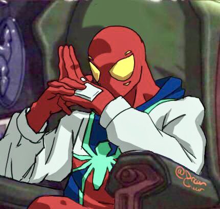 Athrillingchace's tweet image. Why is it so easy to meme wit #spidersonas😭😭

I can&apos;t stop🥲