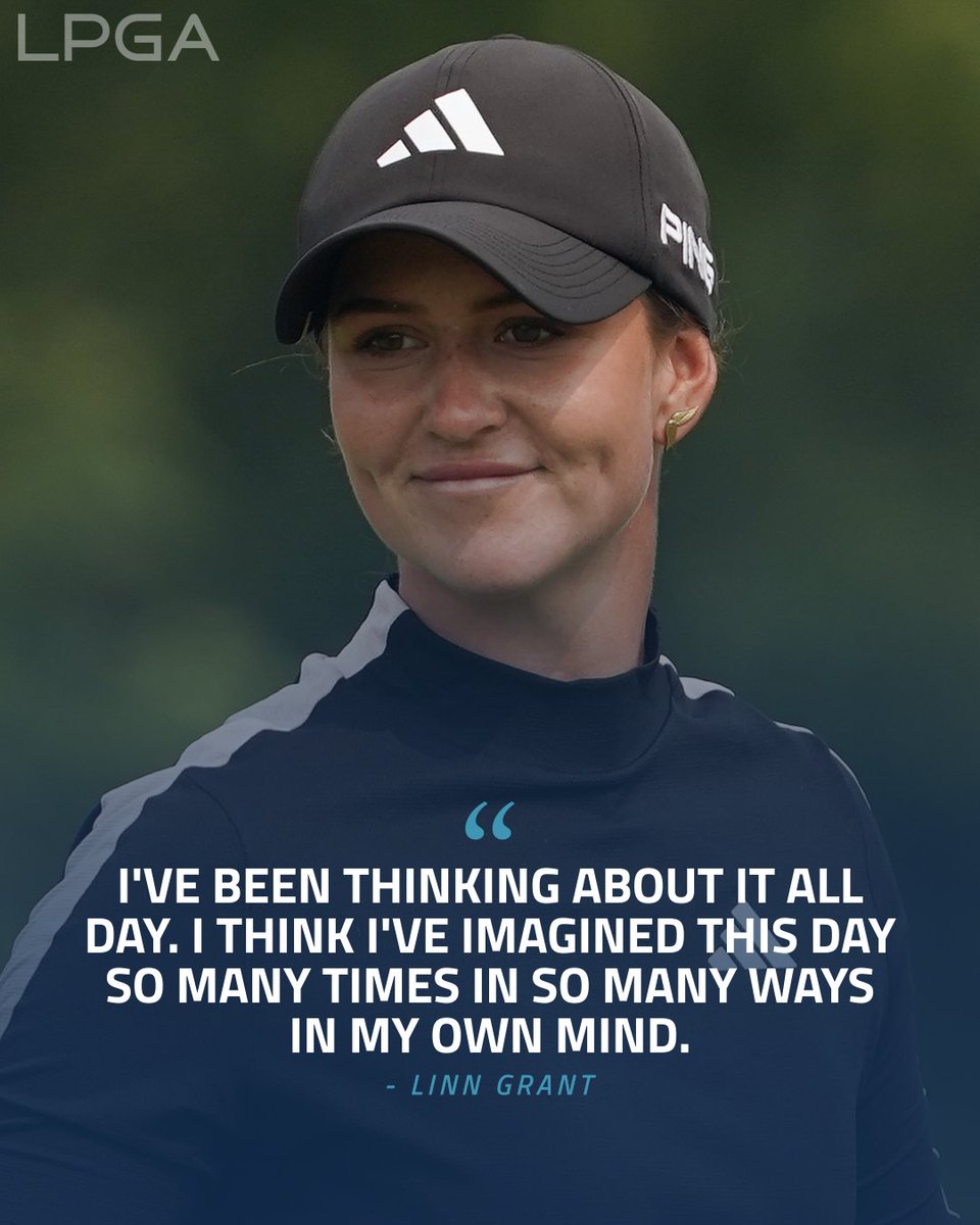 Linn Grant doesn't have to imagine it anymore 💭