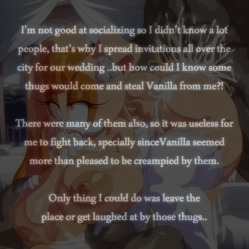 and the cucking never ends :D
now Vanilla is being stolen from Tails just as Cream was by that cheap Mexican plumber🍻

(this was a request made through Pixiv)